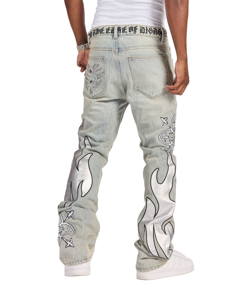 Sugarhill "Liver" Stacked Jeans