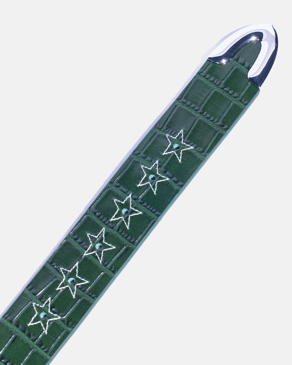 Ad Astra Rhinestone Caiman Belt