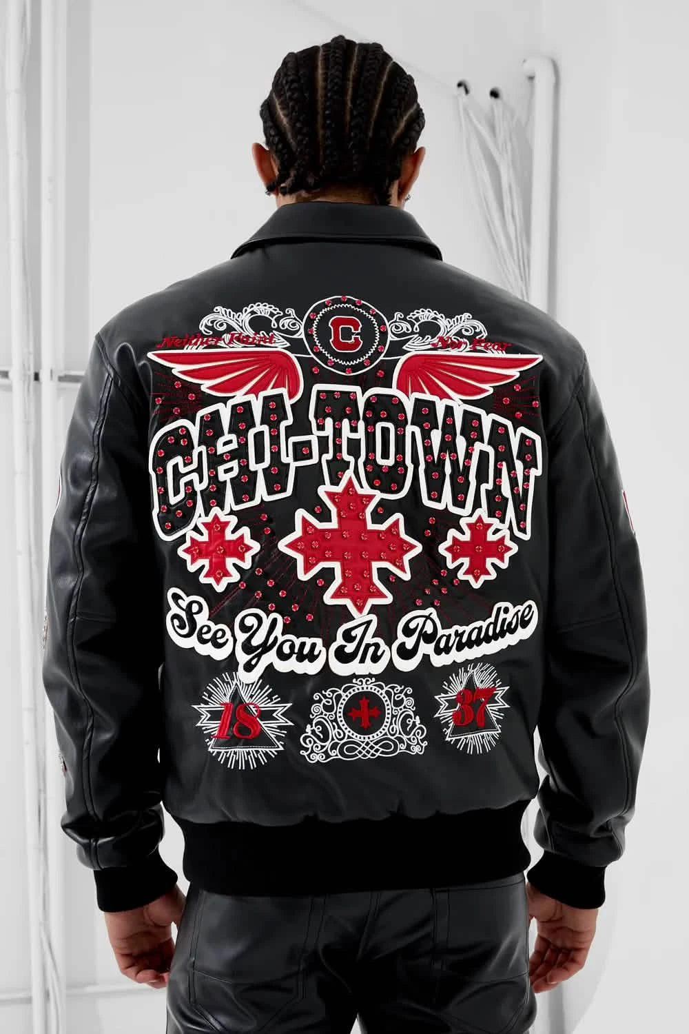 See You in Paradise Windy City Varsity Jacket