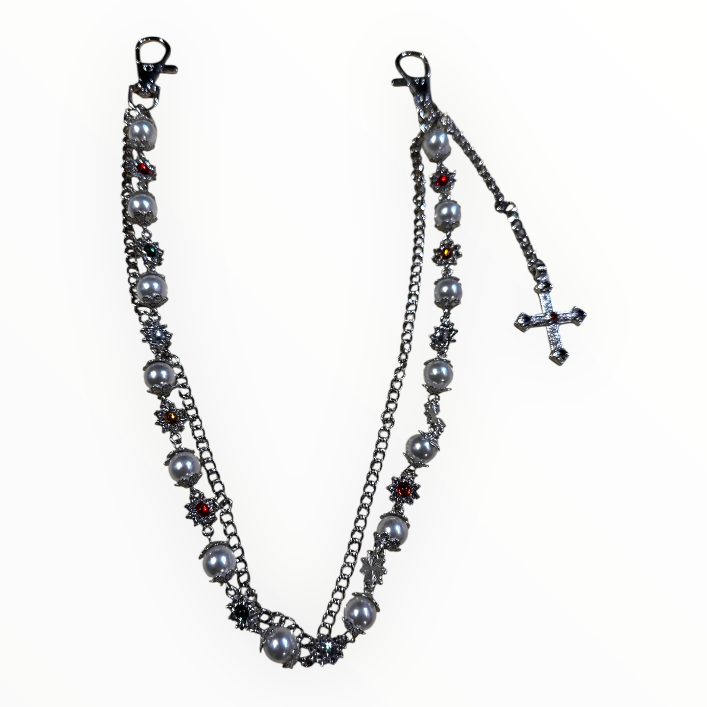 Luxe Pearl Rosary Jean Chain