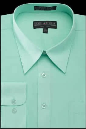Daniel Ellissa Dress Shirt Mint | On Time Fashions 19.5 36/37 Daniel Ellissa Dress Shirt Mint | On Time Fashions 19.5 36/37