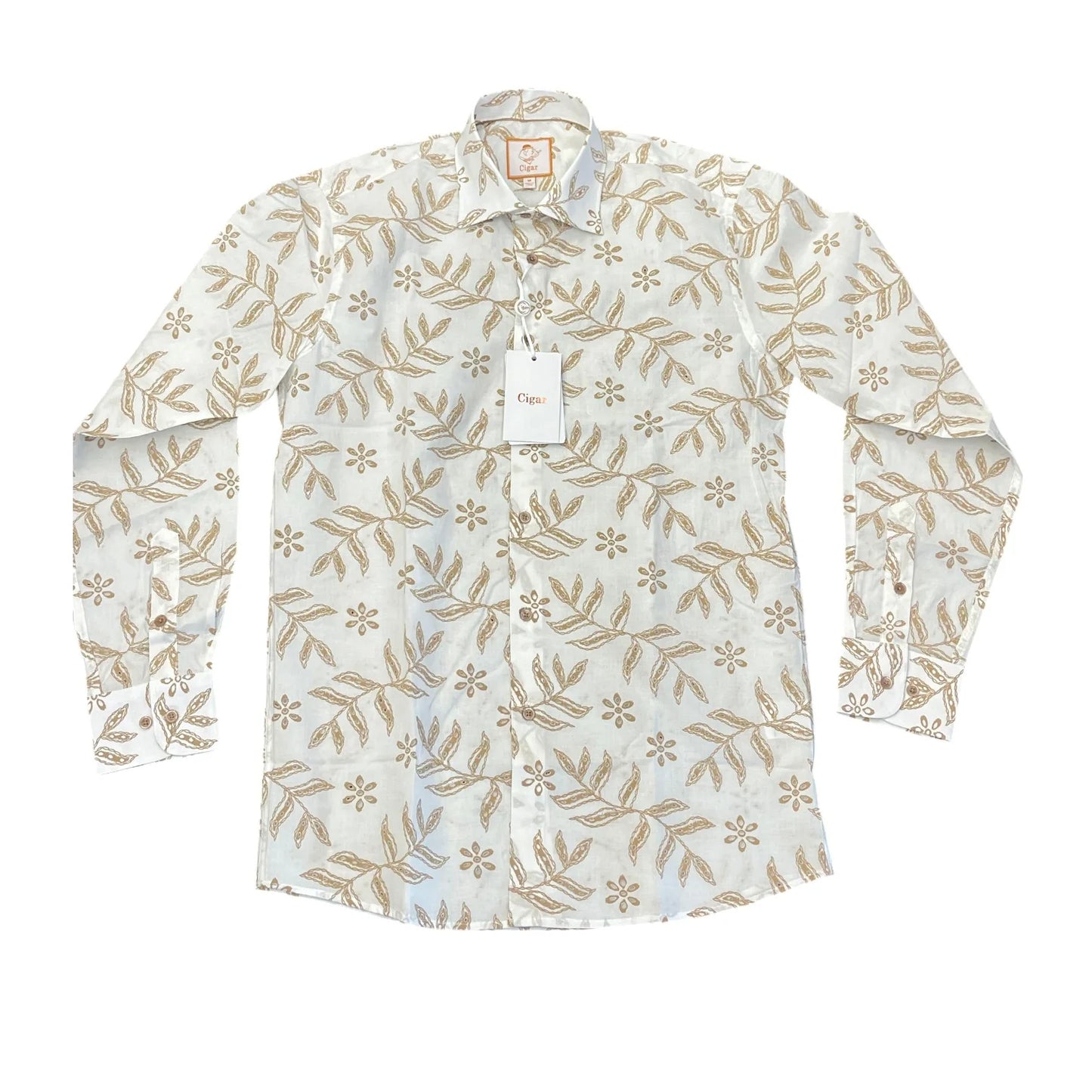 Cigar Couture Embroidered Shirt – S-5072