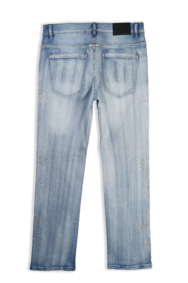 FWRD Kids Three Stone Relaxed Straight Denim Pant