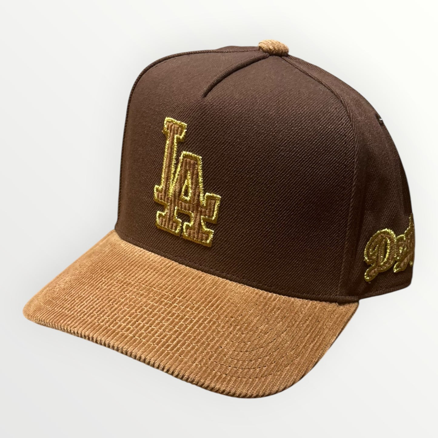 Mitchell & Ness LA Dodgers Caramel Cord Pro Snapback