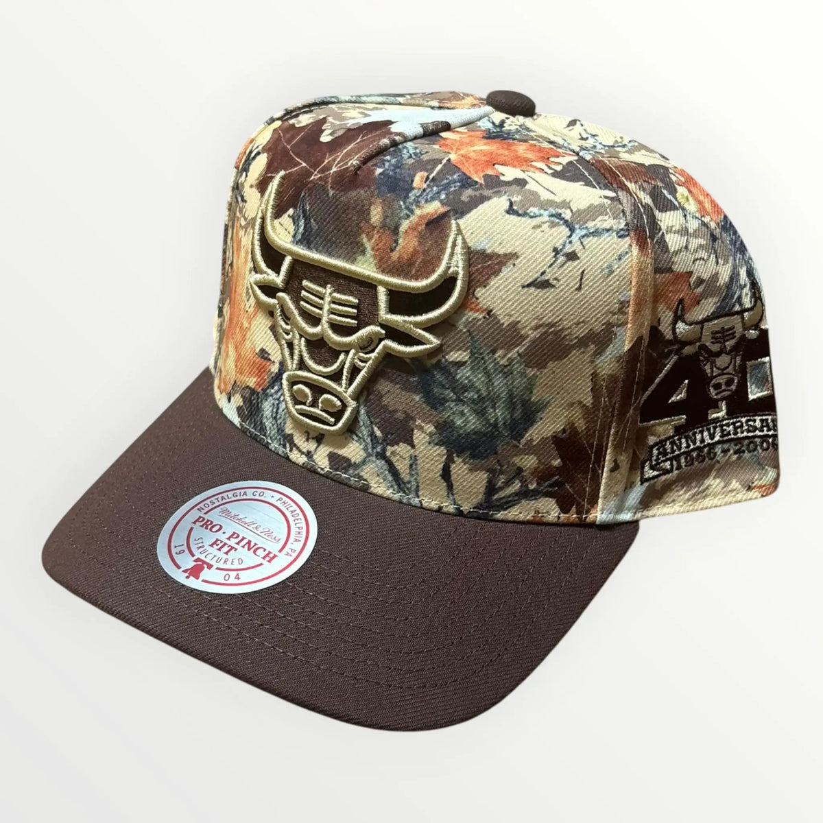 Mitchell & Ness Chicago Bulls Camo Leaf Pro Snapback by Mitchell & Ness