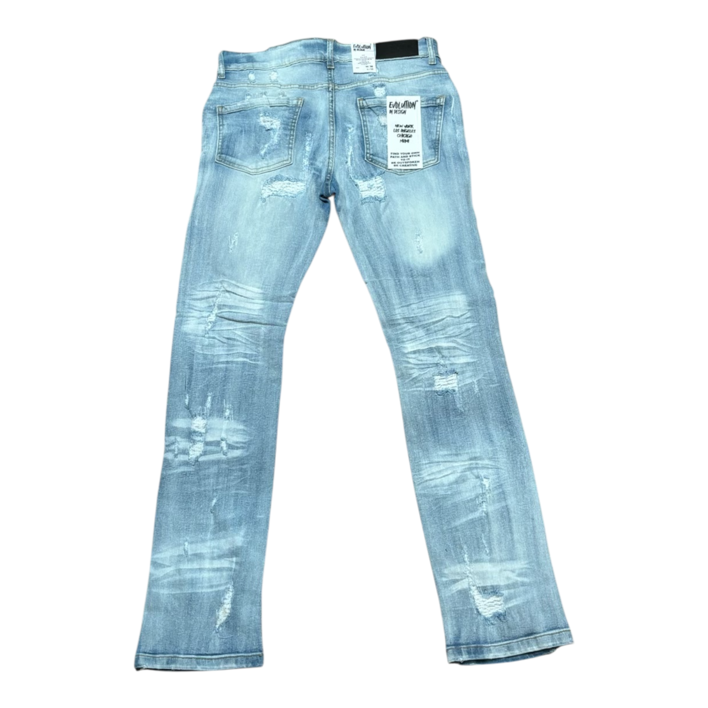 Evolution in Design Slim Classic Crater Jeans