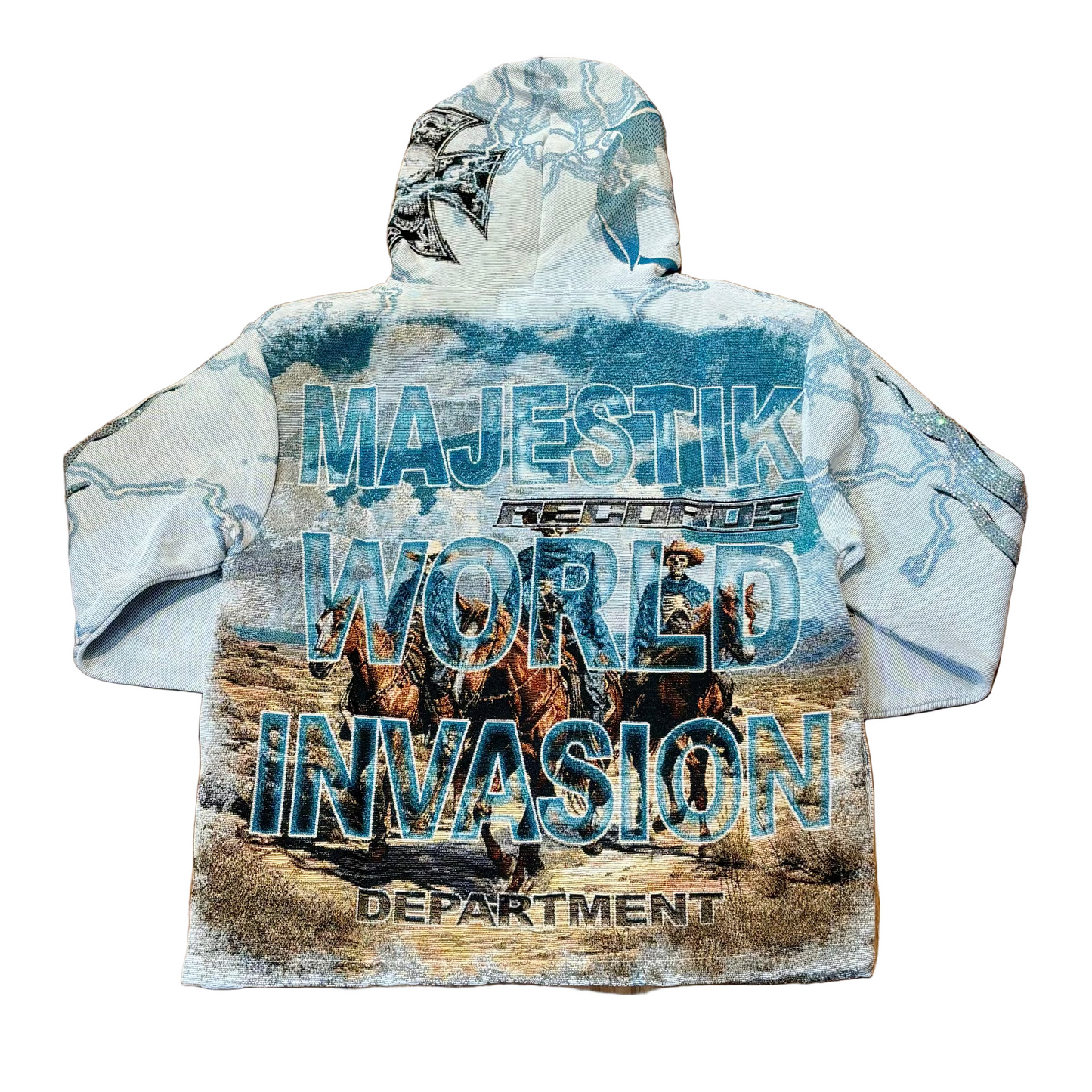 Majestik Forever Cowboy Tapestry Hoodie