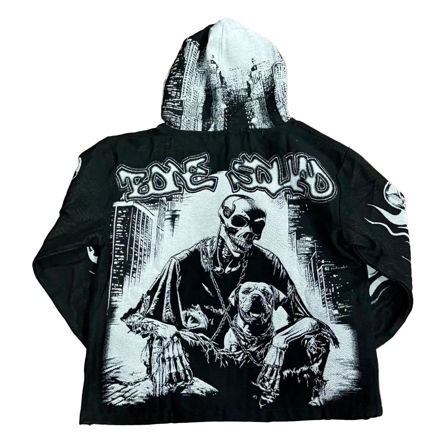 Majestik Bone Squad Tapestry Hoodie by Majestik
