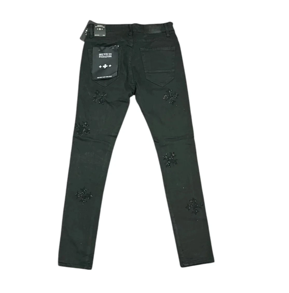 See You In Paradise Rhinestone Cross Sean Jeans