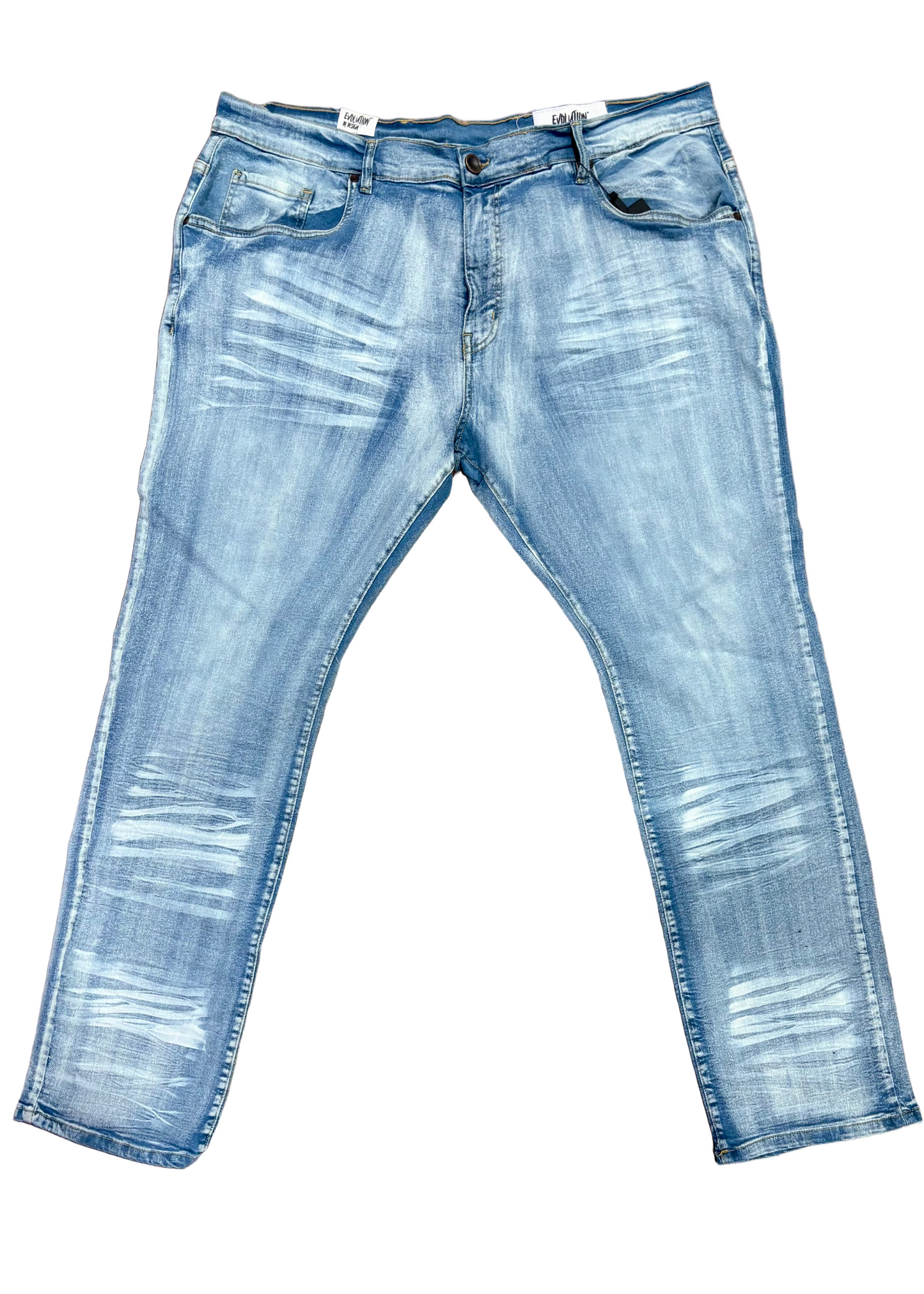 Evolution in Design Washed Down Denim Jean