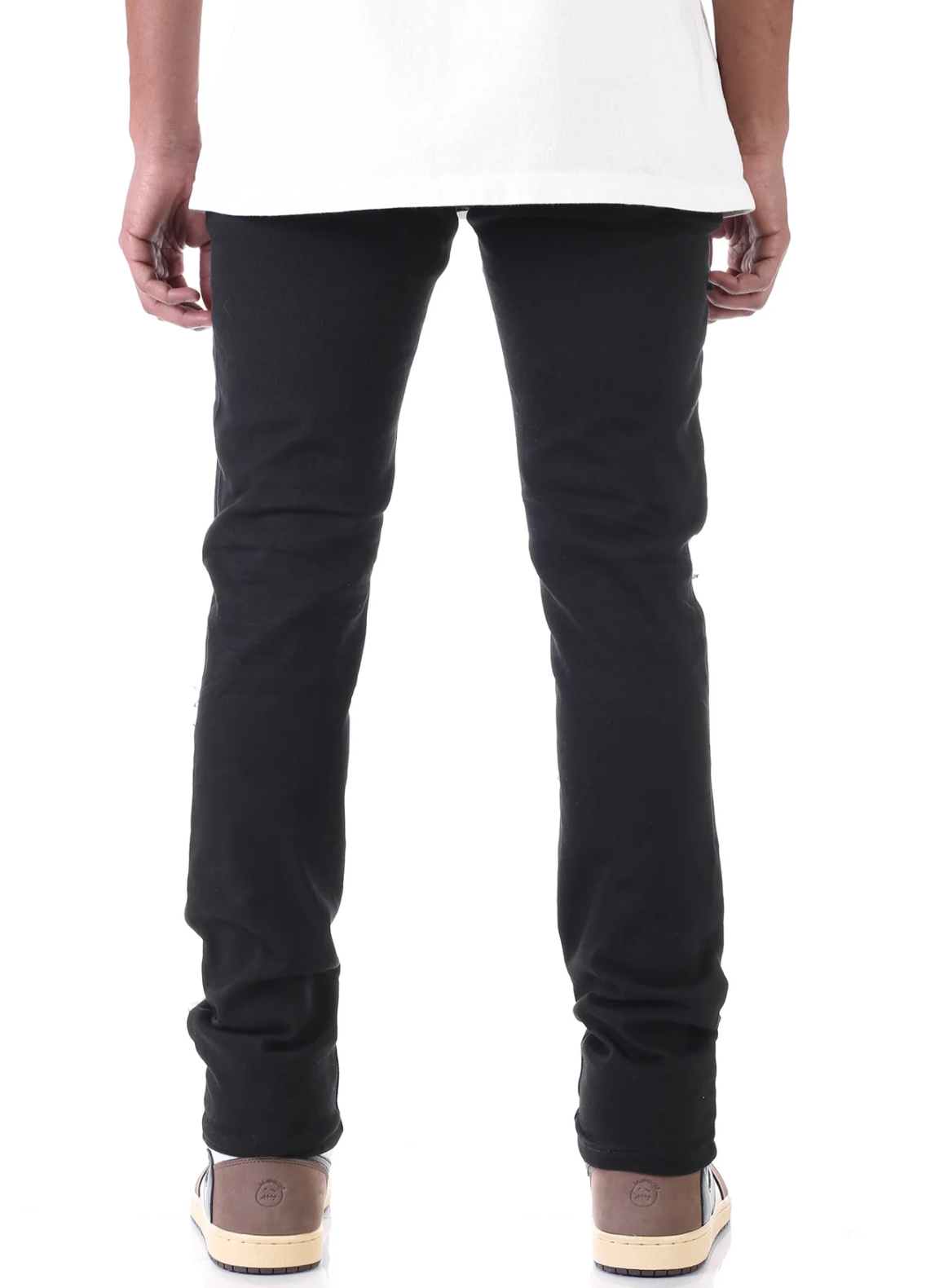 KDNK Patched and Distressed Skinny Jeans