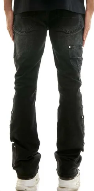 KDNK Skinny Flare Pocket Jeans