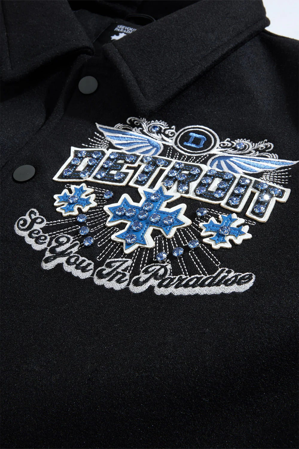 See You in Paradise Motor City Varsity Jacket