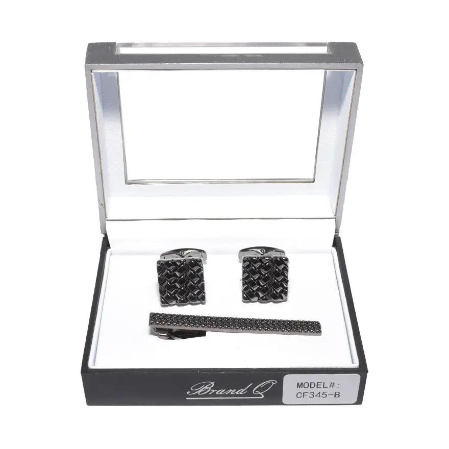 Brand Q Cufflinks and Tie Clip – CF345 by Brand Q