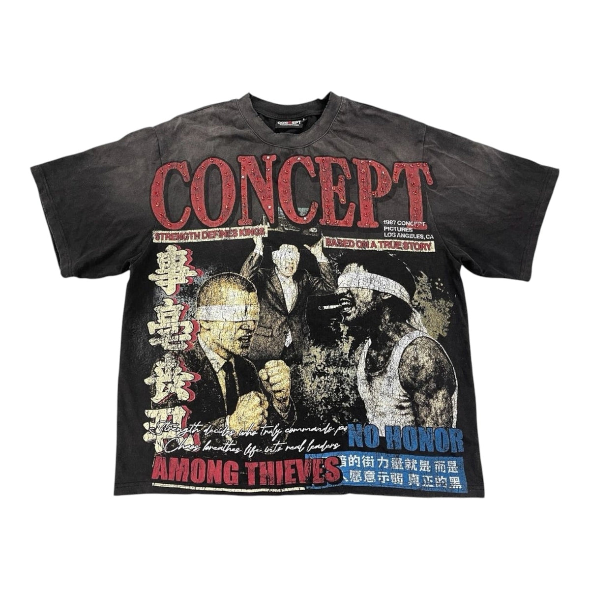 Concept LA No Honor Tee from On Time Fashions – T-shirt by Concept LA, Birmingham AL’s 1 fashion store and premier destination for streetwear, suits, kids fashion, and big & tall