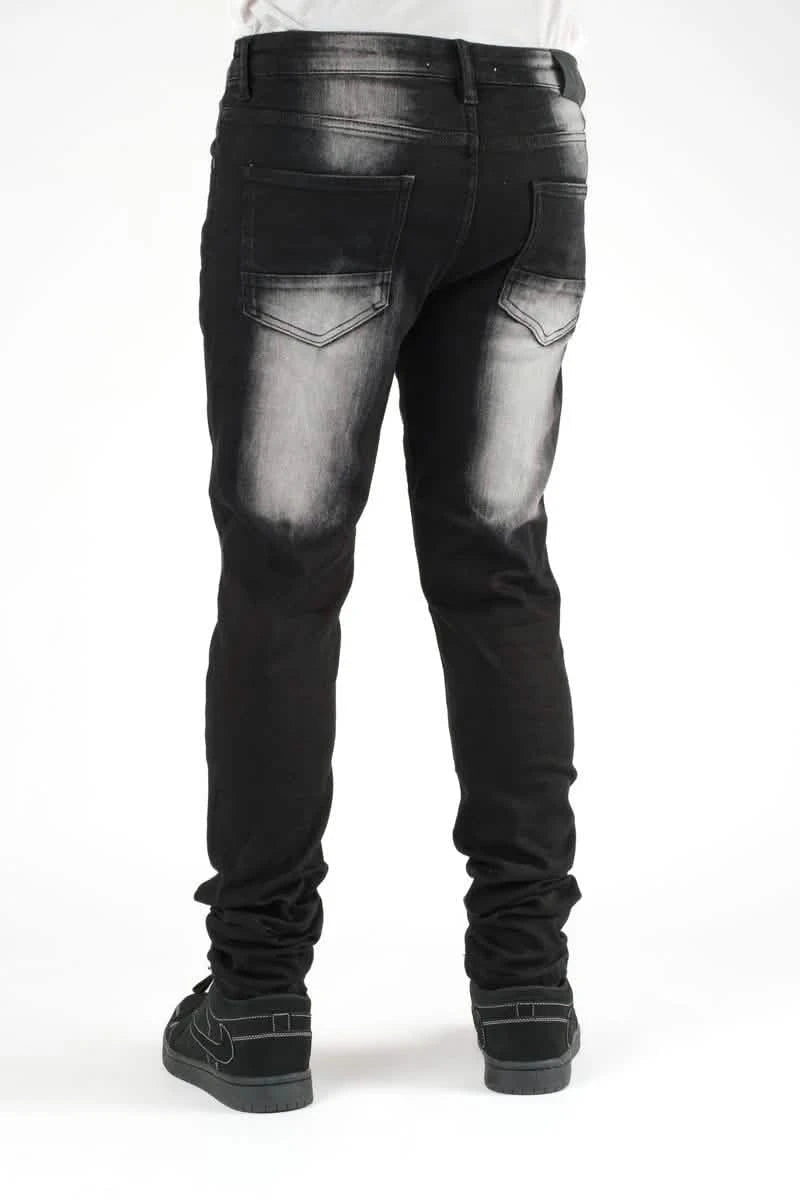 DZTR Super Stretch Denim – Slim Fit from On Time Fashions – Jeans by Premium Disaster, Birmingham AL’s 1 fashion store and premier destination for streetwear, suits, kids fashion, and big & tall