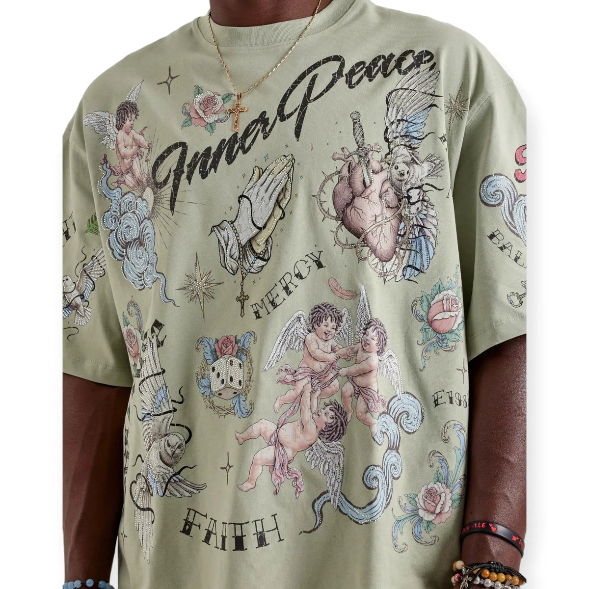 Faith Faded Boxy Tee