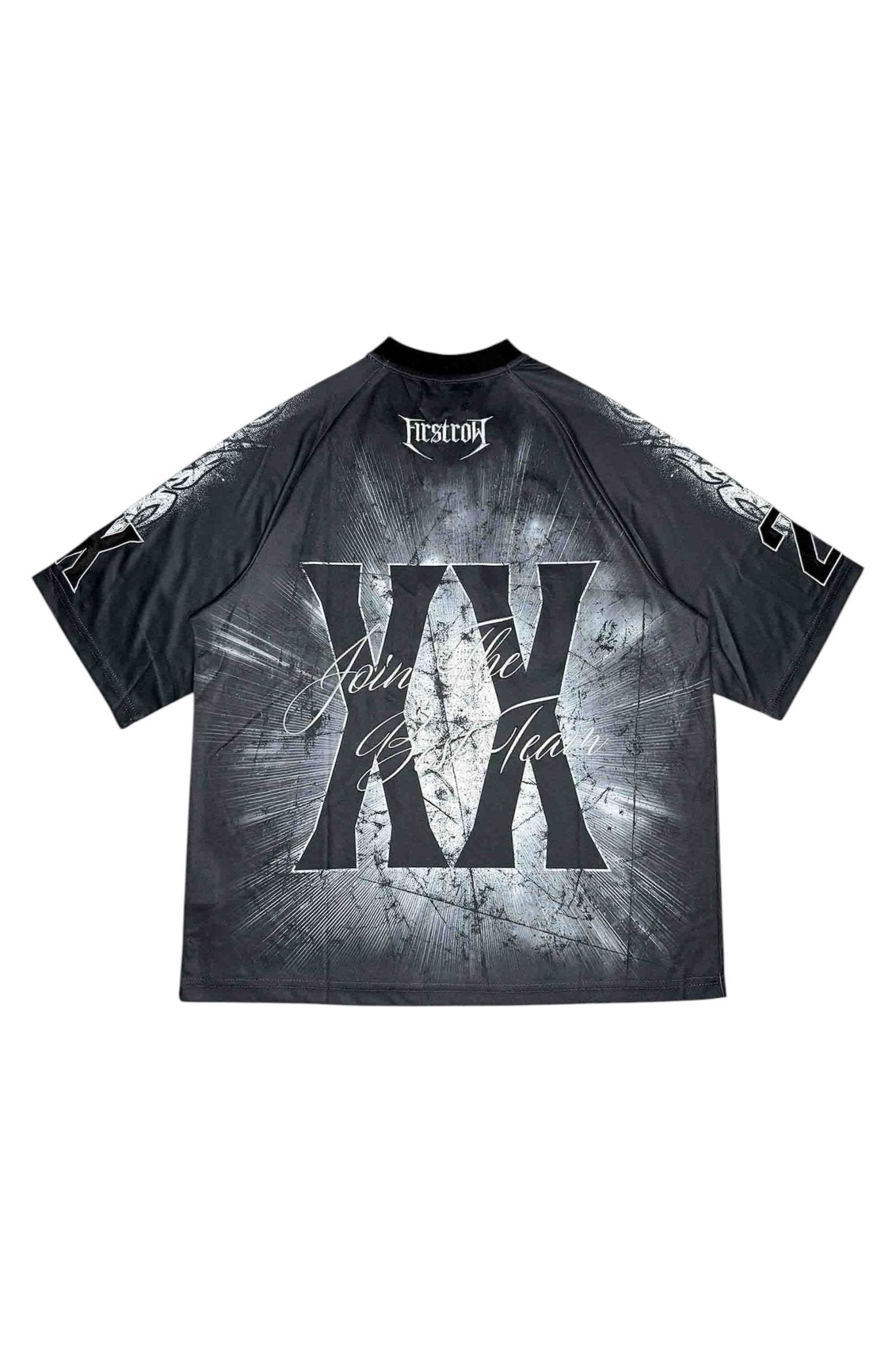First Row Always Blessed Short Sleeve Sports Jersey from On Time Fashions – Jersey by First Row, Birmingham AL’s 1 fashion store and premier destination for streetwear, suits, kids fashion, and big & tall