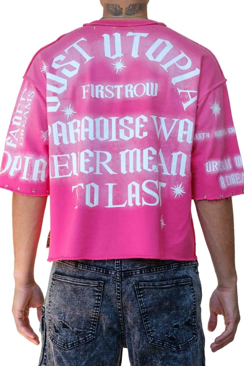 First Row Lost Utopia Oblivion from On Time Fashions – tee by First Row, Birmingham AL’s 1 fashion store and premier destination for streetwear, suits, kids fashion, and big & tall