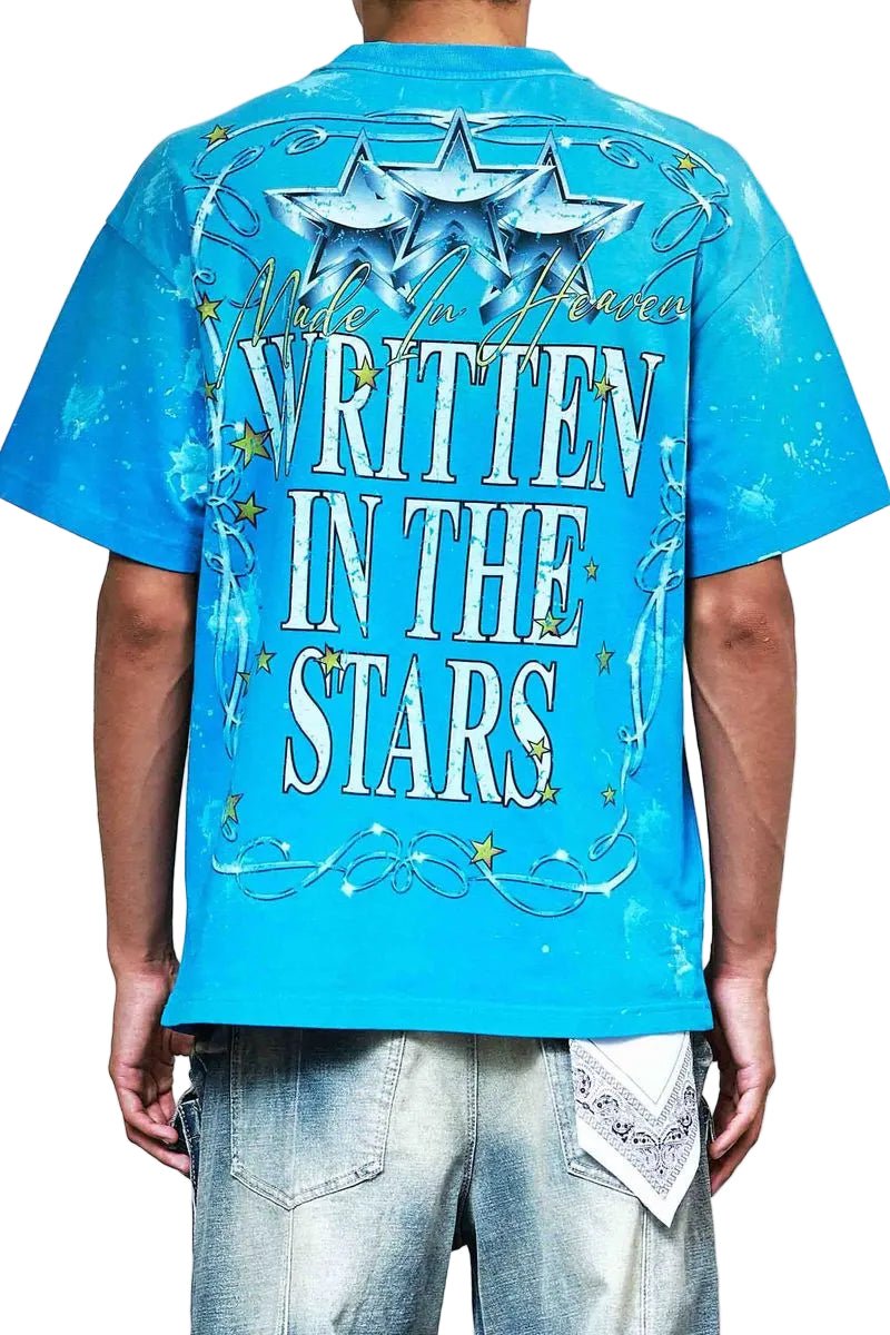 First Row Made in Heaven Falling Stars Tee from On Time Fashions – tee by Huge USA, Birmingham AL’s 1 fashion store and premier destination for streetwear, suits, kids fashion, and big & tall