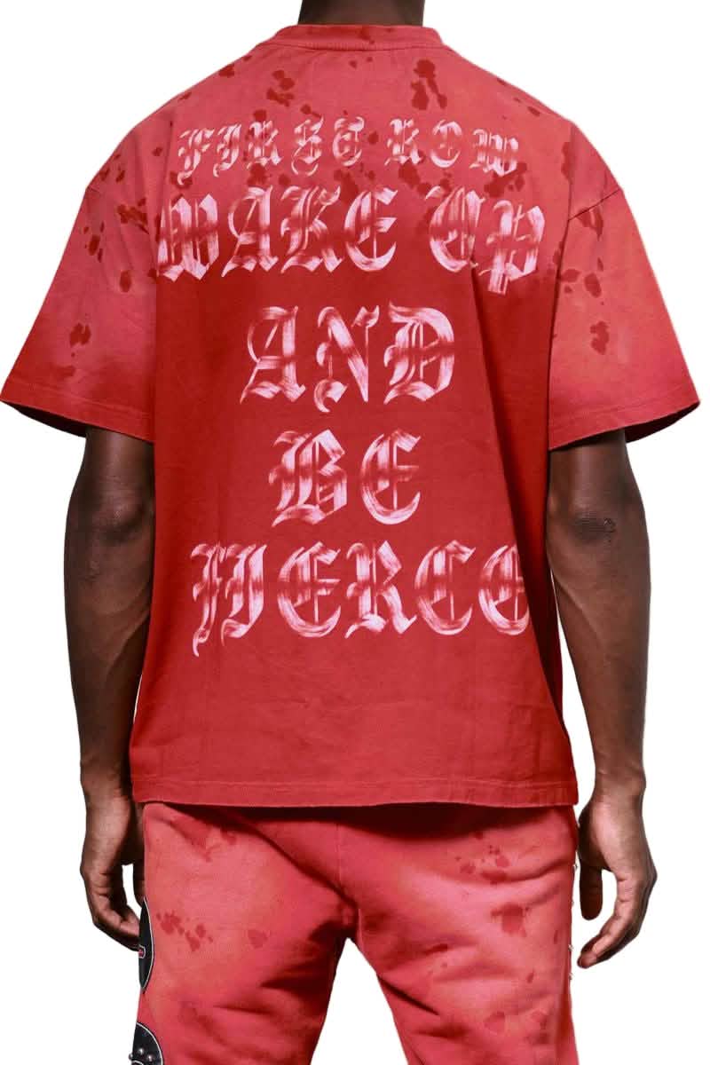 First Row Wake Up And Be Fierce Tee