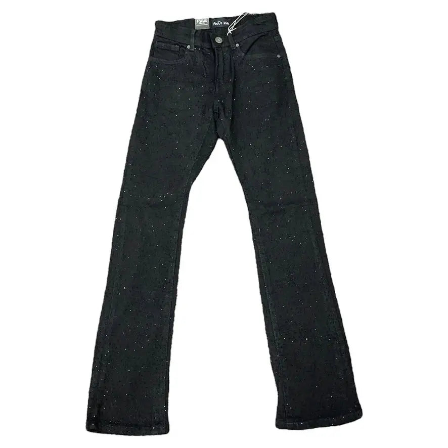 Focus Kid's Laser Rip Stacked Jeans by Focus