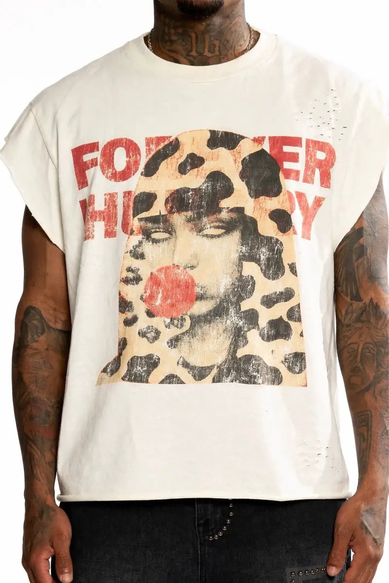 Forever Hungry Cheetah Sleeveless Tee by Forever Hungry