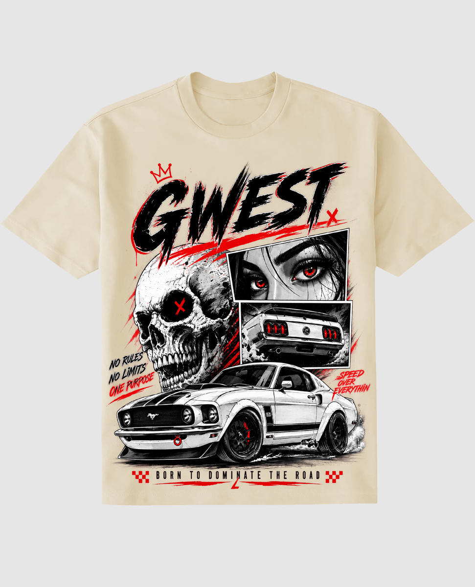 G West Big & Tall Born To Dominate The Road Tee