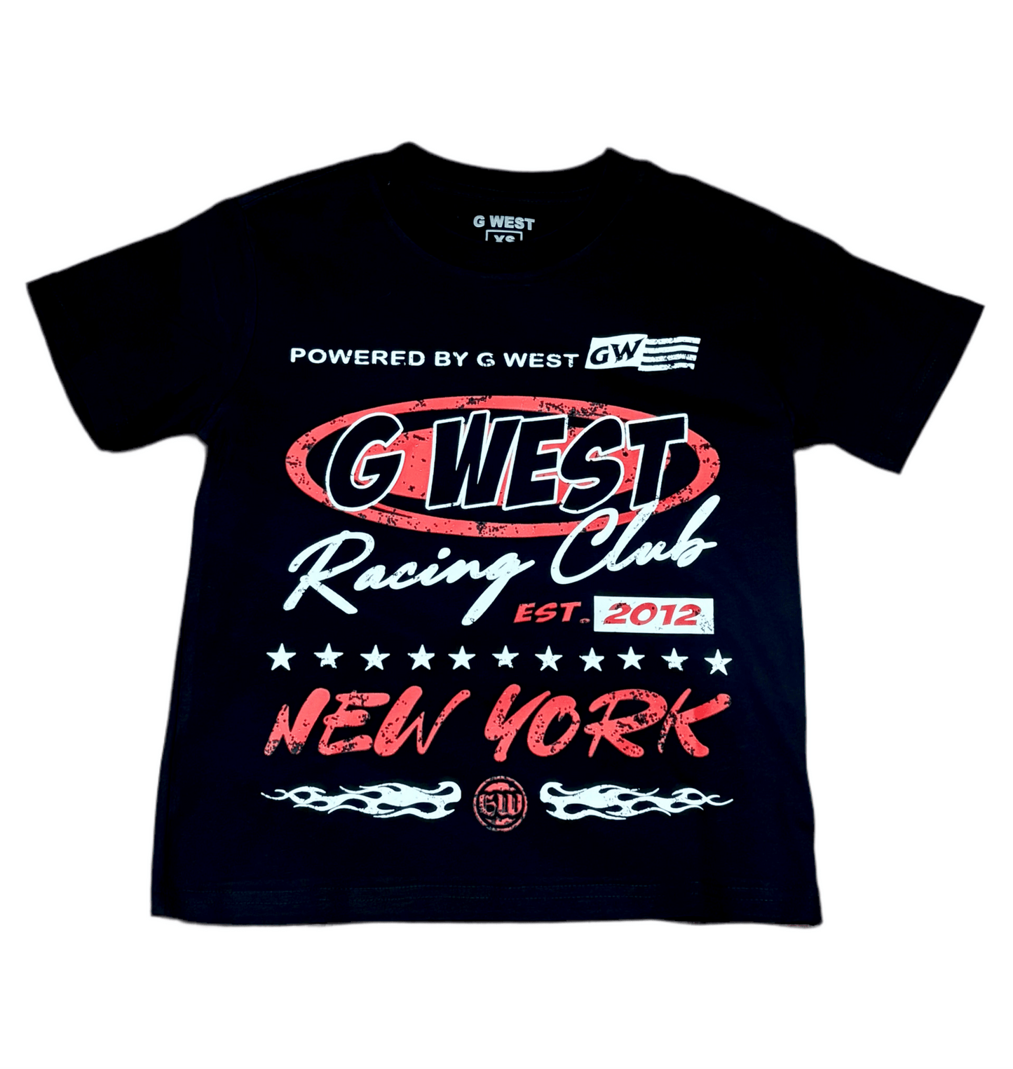 G West Kids Racing Club from On Time Fashions – Kid's Tee by On Time Fashions, Birmingham AL’s 1 fashion store and premier destination for streetwear, suits, kids fashion, and big & tall