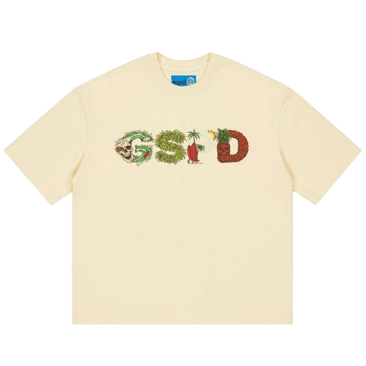 Godspeed Surfs Up T-Shirt (Bone) — Bone