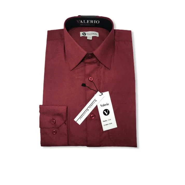 Valerio Modern Fit - Burgundy