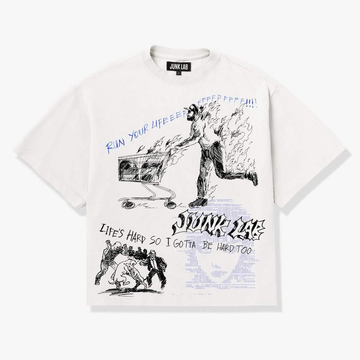 Junk Lab Burning from On Time Fashions – Tee by On Time Fashions Birmingham, Birmingham AL’s 1 fashion store and premier destination for streetwear, suits, kids fashion, and big & tall