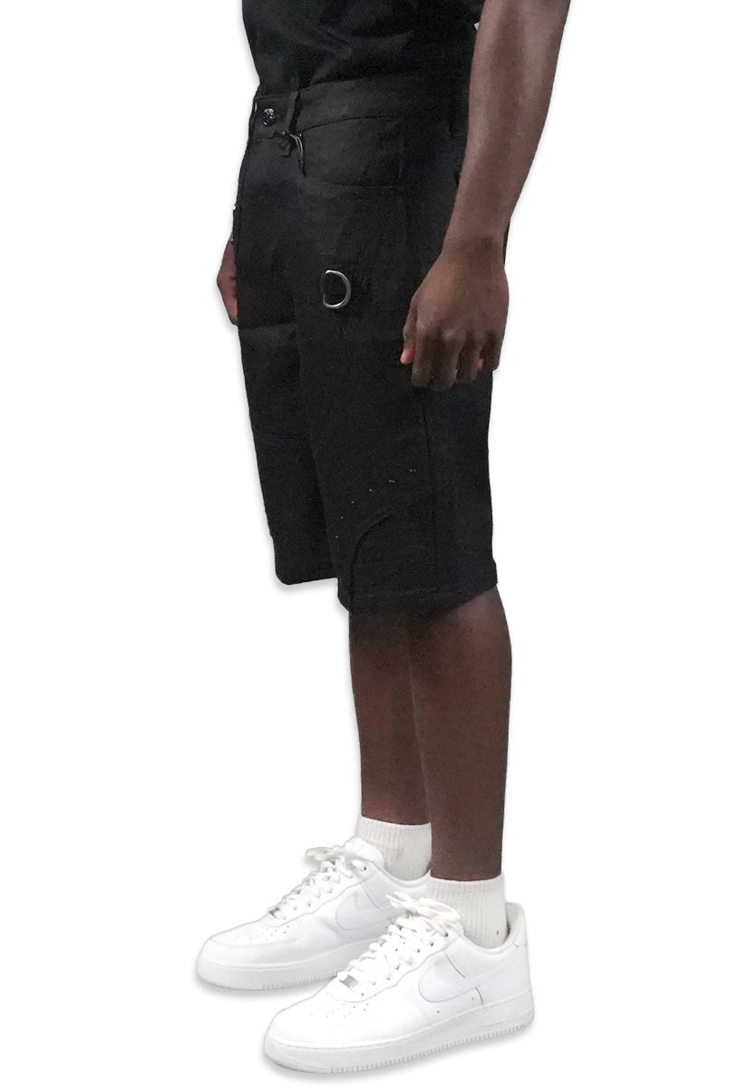 Juren Risk It All Denim Shorts from On Time Fashions – Denim Shorts by Juren, Birmingham AL’s 1 fashion store and premier destination for streetwear, suits, kids fashion, and big & tall