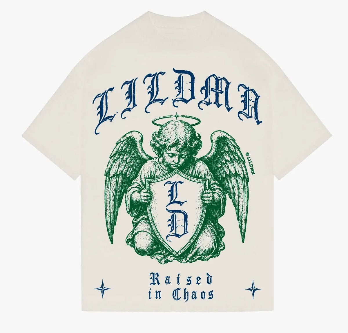 LILDMN Raised in Chaos Tee by LILDMN