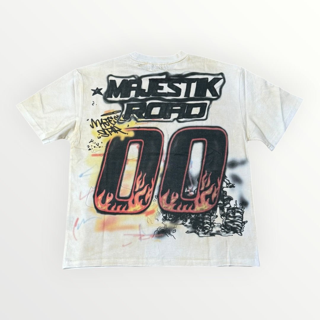Majestik Racing Rhinestone Graphic Tee from On Time Fashions – T-Shirt by Next Stage Fashion Inc., Birmingham AL’s 1 fashion store and premier destination for streetwear, suits, kids fashion, and big & tall
