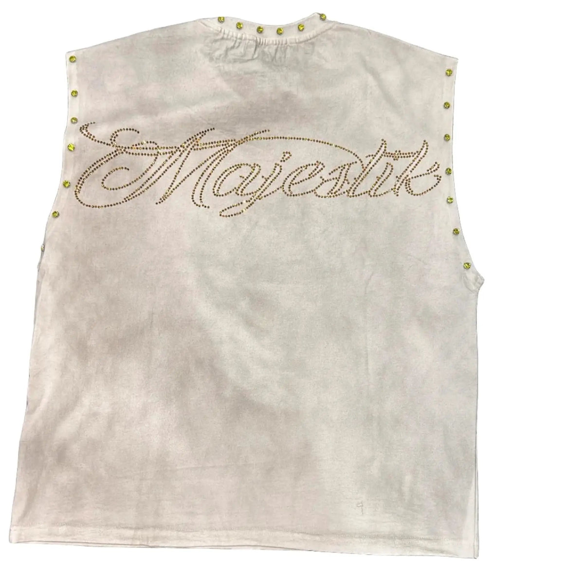 Majestik Rhinestone Sleeveless Tee by Majestik
