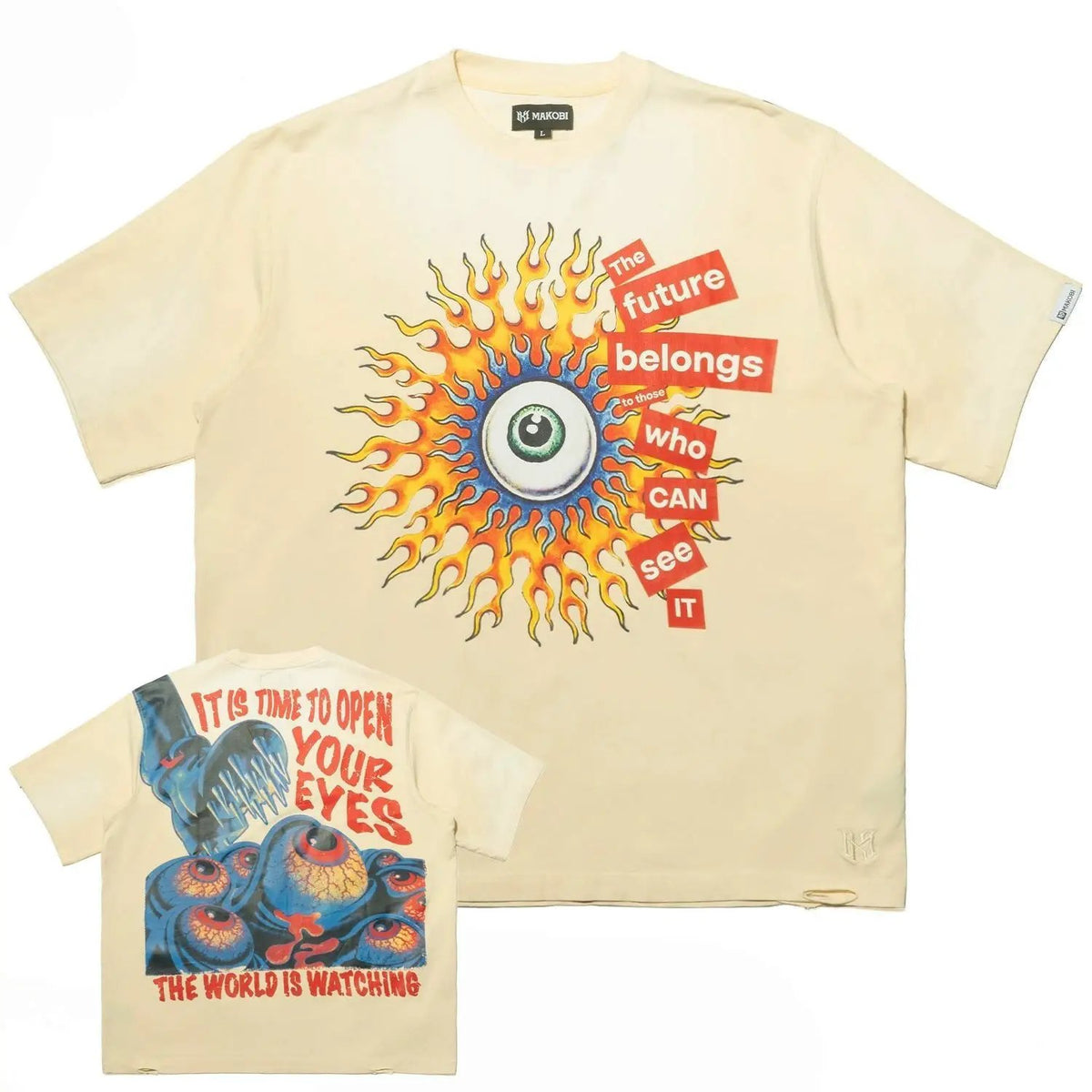 Makobi The World Is Watching Tee by Makobi