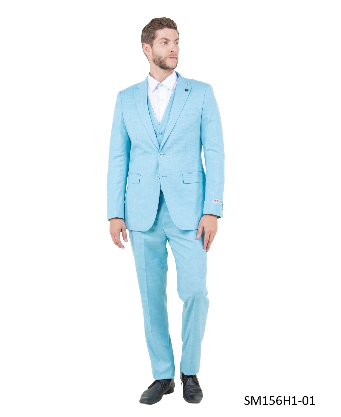Mens Suit Solid by Stacy Adams from On Time Fashions – Mens-suit by Stacy Adams, Birmingham AL’s 1 fashion store and premier destination for streetwear, suits, kids fashion, and big & tall