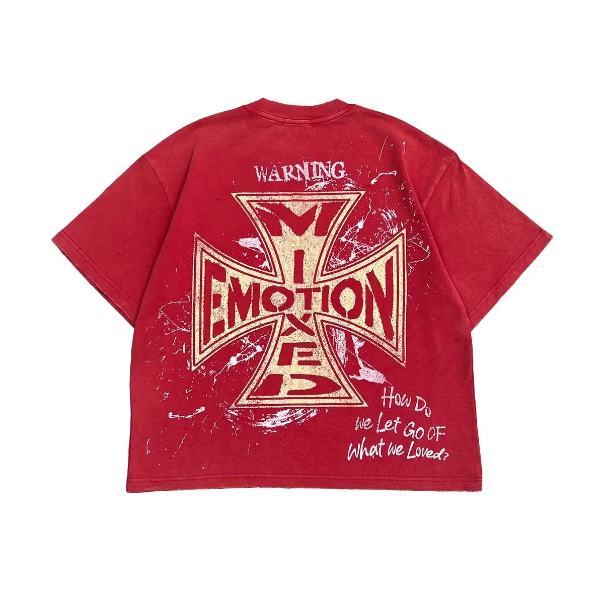 Mixed Emotion Crimson Tee by Mixed Emotion