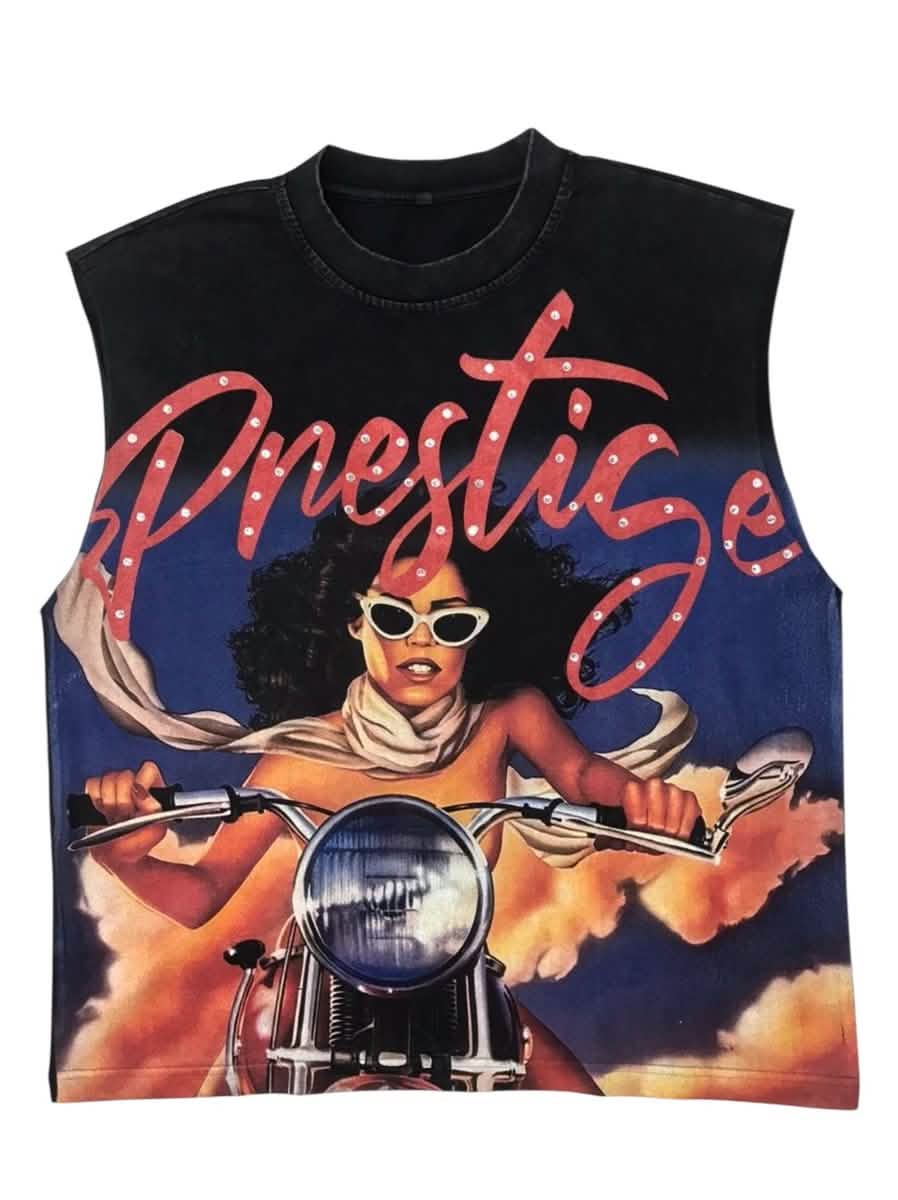 Prestige Lady Motor Rhinestone Tee from On Time Fashions – by On Time Fashions Birmingham, Birmingham AL’s 1 fashion store and premier destination for streetwear, suits, kids fashion, and big & tall