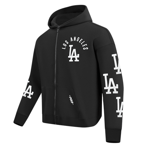 Pro Standard Los Angeles Dodgers All Pro Full-Zip Hoodie – Black