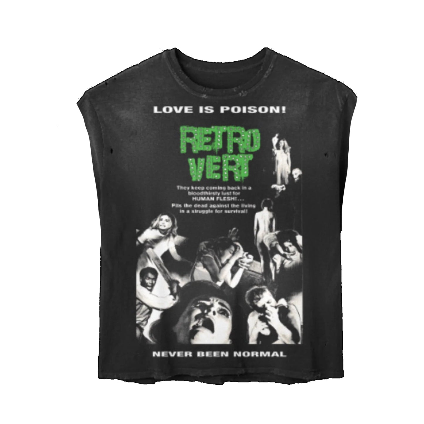 Retrovert Love Is Poison T-Shirt from On Time Fashions – T-shirt by Retrovert, Birmingham AL’s 1 fashion store and premier destination for streetwear, suits, kids fashion, and big & tall