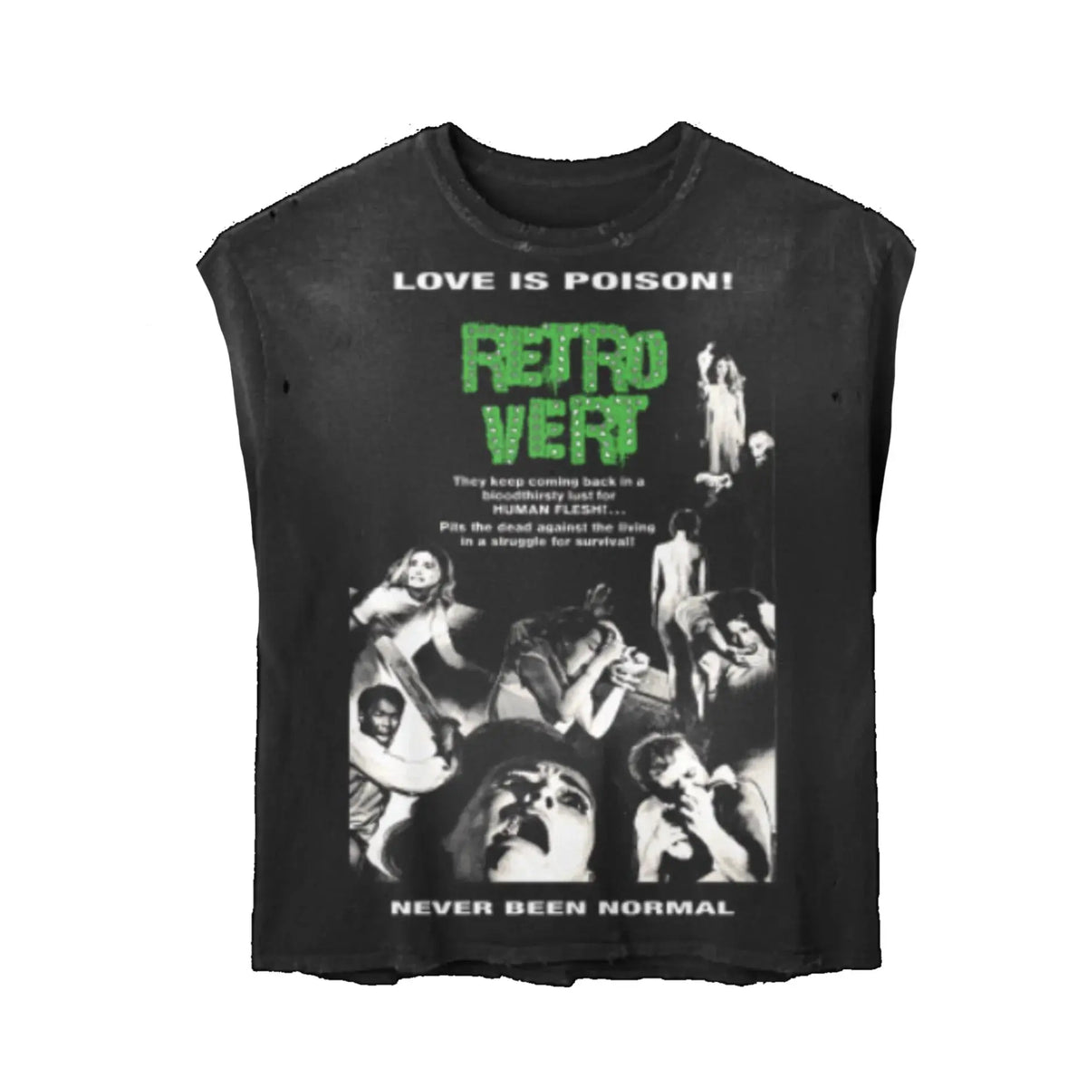 Retrovert Love Is Poison T-Shirt by Retrovert