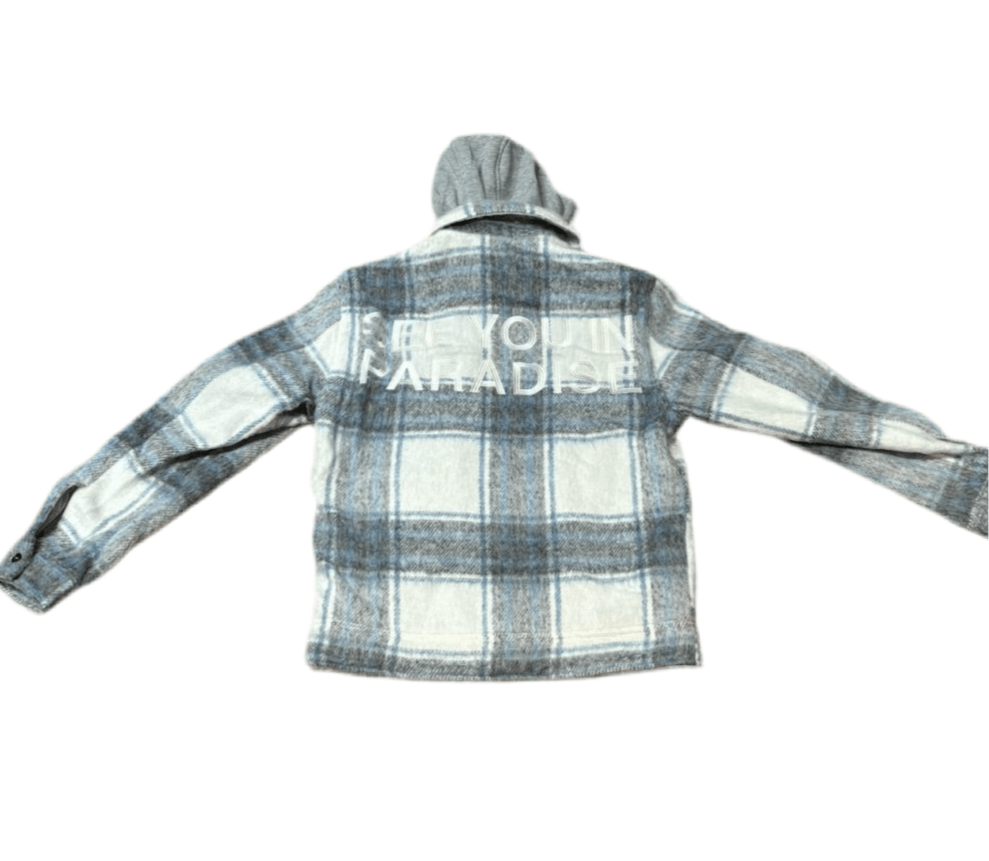 See You in Paradise Flannel Hoodie by See You in Paradise