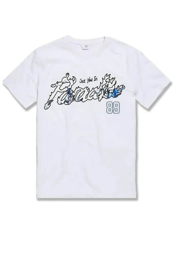 See You in Paradise Ibiza Tee from On Time Fashions – Tee by On Time Fashions Birmingham, Birmingham AL’s 1 fashion store and premier destination for streetwear, suits, kids fashion, and big & tall