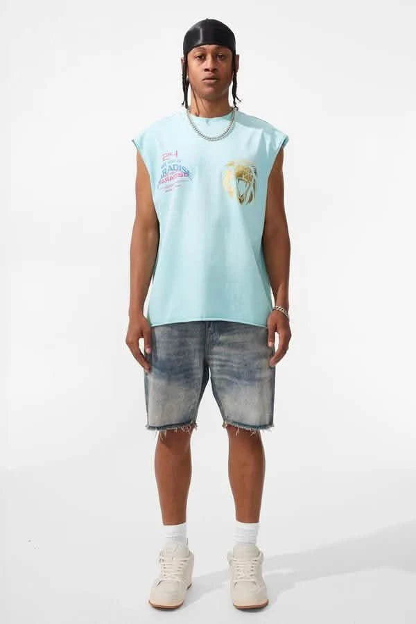 See You in Paradise Lion's Den Cutoff from On Time Fashions – by On Time Fashions Birmingham, Birmingham AL’s 1 fashion store and premier destination for streetwear, suits, kids fashion, and big & tall