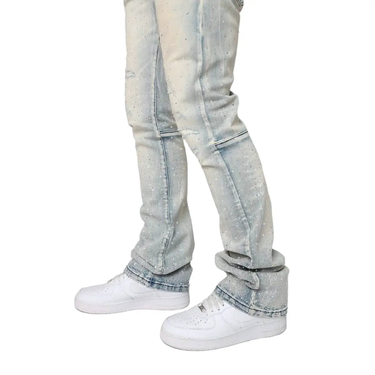 Smoke Rise All Rhinestone Jean by Smoke Rise