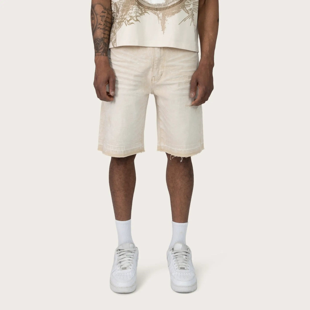 Smoke Rise Sun Bleached Shorts by Smoke Rise