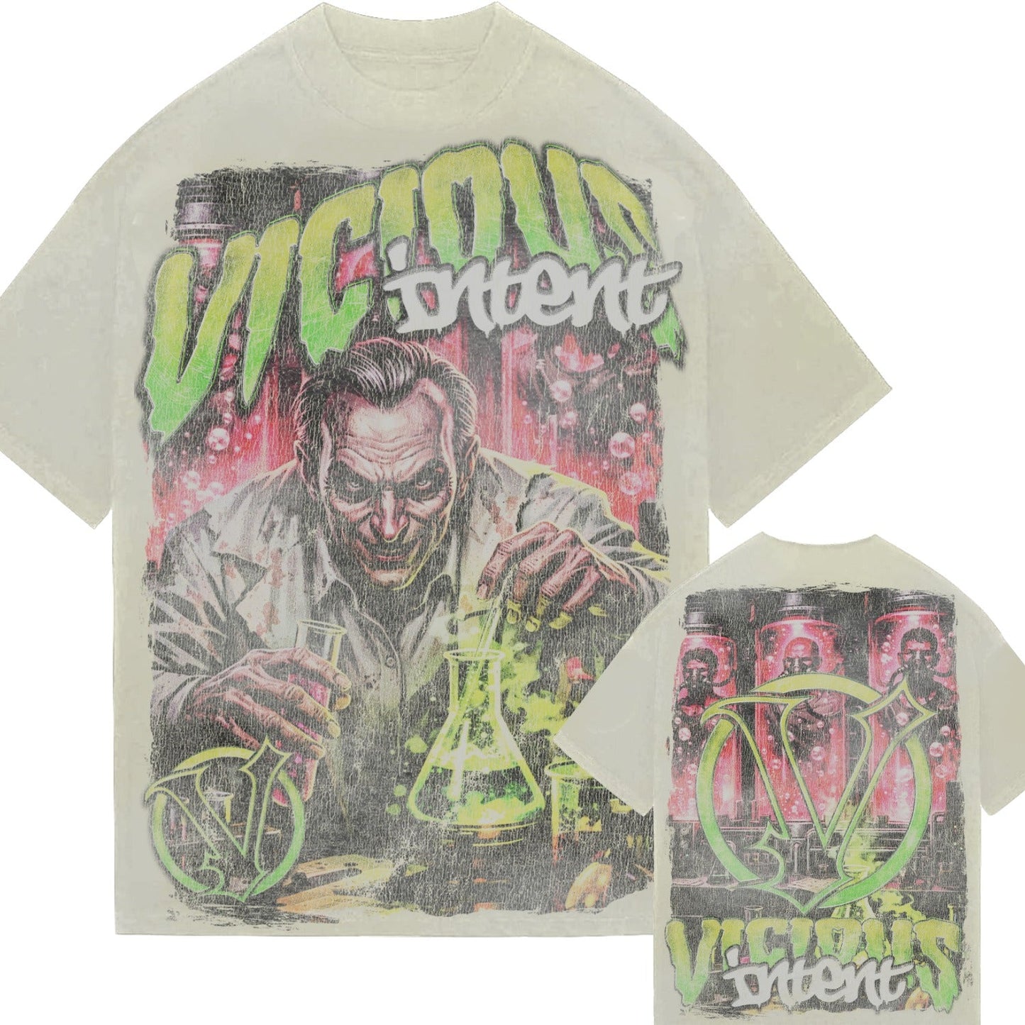 Vicious Intent Crazy Doctor Tee from On Time Fashions – Graphic Tee by Vicious Intent, Birmingham AL’s 1 fashion store and premier destination for streetwear, suits, kids fashion, and big & tall