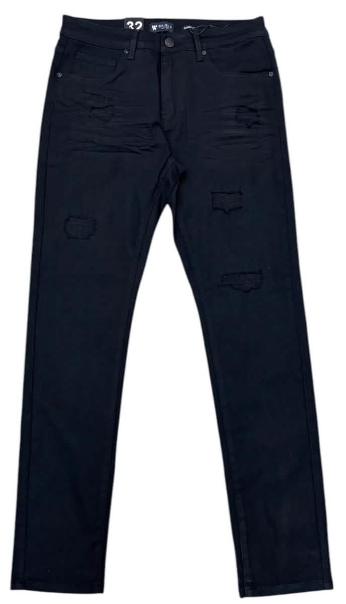 Waimea Lightly Distressed Skinny Jean from On Time Fashions – by On Time Fashions Birmingham, Birmingham AL’s 1 fashion store and premier destination for streetwear, suits, kids fashion, and big & tall